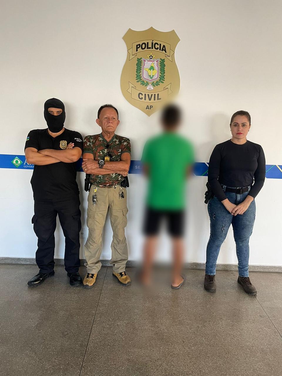 EM MACAPÁ, POLÍCIA CIVIL PRENDE HOMEM ACUSADO PELA PRÁTICA DO CRIME DE ROUBO